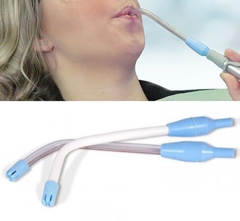 50/Pack Dental SE Valve Tips Disposable Unique One-Way Design Dental Valve Adapter Tips for Saliva Ejactors in Saudi Arabia