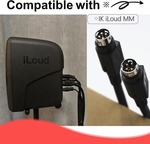 IK iloud MTM Master-Sproper Link Cable-4-Pin Pin to Male ، High-Floyibility Pure Copper Audio Cable-Lossistless Sound for Studio-5.65ft/9.84ft/16.4ft/32.8ft (9.84ft) in Kuwait