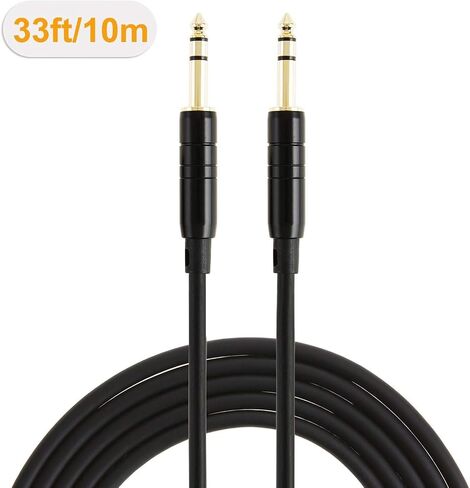 كابل الكابلات 1/4 '' trs ، 50 قدمًا 1/4 بوصة إلى 1/4 بوصة in Kuwait