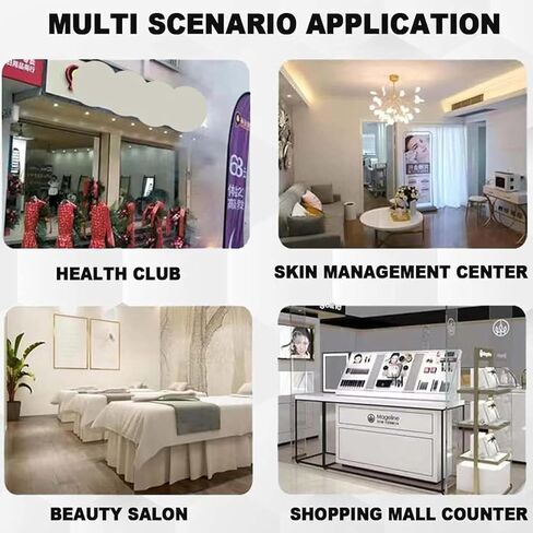 Skin Diagnosis Hair Analyzer, 11 Inch HD LCD Screen Skin Diagnosis Hair Analyzer Machine, 50x/200x DualHeads, 4 Screen Comparison for Home, Beauty Salon Spa in Saudi Arabia