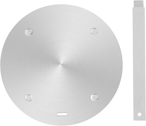 11Inch Heat Diffuser Plates for Gas Electric Stoves, Flygragon Stainless Steel Cooking Induction Adapter Plate for Glass Cooktop, Detachable Handle Induction Cooktop Converter Plate in Saudi Arabia