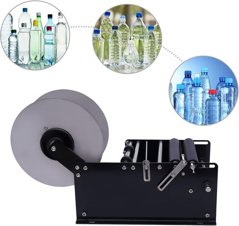 MT-30 Black Manual for Round s 0.79in-4.72in Diameter | 10-30pcs/min Speed | High Accuracy ±0.5mm | for Cosmetic, Beverage, Food Industries in Saudi Arabia