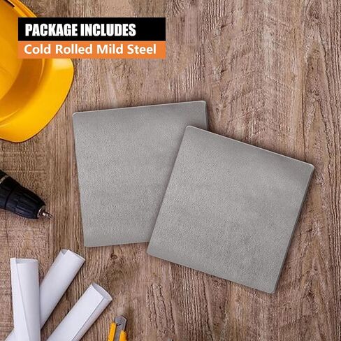 Mild Steel Plate A36 12x12 Steel Sheet Cold Rolled, Weldable Magnetic Metal Plate 16 Gauge Thickness (2 Pack) in Saudi Arabia
