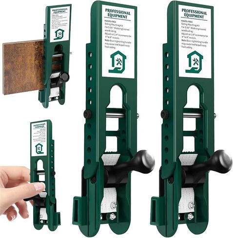 Siding Installation Tools Fiber Cement Siding Tool Polycarbonate Body Lap Siding Gauge Carbon Steel for One Person Installation(Red 2pcs) in Saudi Arabia