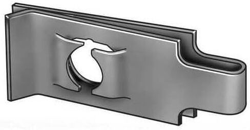 Spring Nut, U, #6-32, Steel, PK50 in Saudi Arabia
