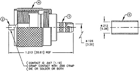 UHF ، الذكور تجعيد ، ن ، ق ، ب ؛ لـ RG-58/U & LMR-200 ، CBL GRP C ، C2 (RFU-505) in Kuwait