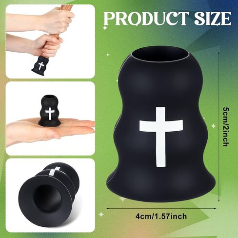 Christian Baseball/Softball Bat Grip Cross Softball Bat Taper Religious Non-Slip Grip Taper Knob for Finger Placement, Smooth Knob for Enhanced Comfort & Performance in Saudi Arabia