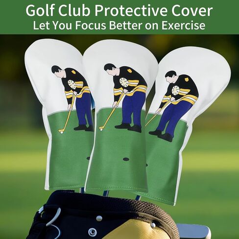 Golf Club Head Covers, Golf Club Covers, Driver Headcover，Driver Cover，Golf Club Covers，Novelty DriverHead Covers in Saudi Arabia