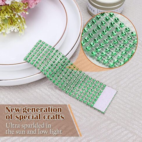 حلقات منديل Eakor Mirilor 150pcs ، حلقات منديل بلينغ لزخارف الطاولة ، فضية in Kuwait