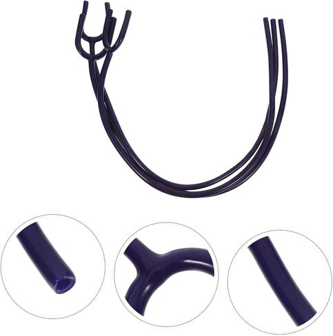 SAFIGLE 3Pcs Y Shaped PVC Stethoscope Tubing Replacement Parts Soft Accessory for Medical Use Compatible Most Stethoscopes Dark Blue Color in Saudi Arabia