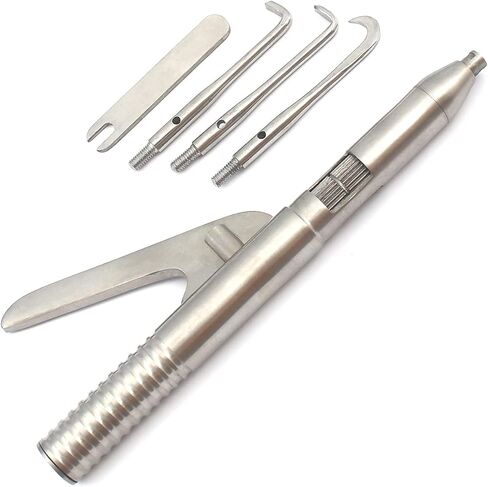 OdontoMed2011 Dental Automatic Crown Remover W/ 3 Attachable Points & 1 Wrench Stainless Steel Instruments ODM in Saudi Arabia