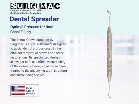 Surgimac Dental Crown Spreader ، أداة أساسية لإزالة التاج ، الفولاذ المقاوم للصدأ ، حزمة واحدة in Saudi Arabia