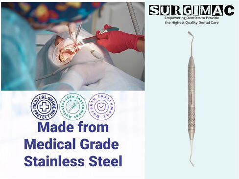 Surgimac Dental Crown Spreader ، أداة أساسية لإزالة التاج ، الفولاذ المقاوم للصدأ ، حزمة واحدة in Saudi Arabia