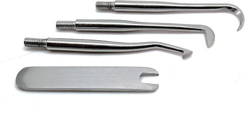 Dental Automatic Crown Remover W/ 3 Attachable Points & 1 Wrench Stainless Steel Instruments in Saudi Arabia