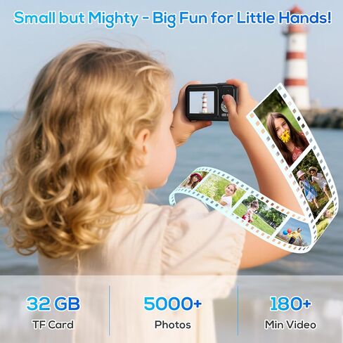 Digital Camera for Kids, WITYEAH 48MP FHD 1080P Point and Shoot Digital Cameras with 16X Zoom Anti-Shake, Compact Portable Cameras for Photography, for Boys Girls Teens Beginners in Saudi Arabia