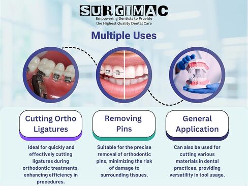 SurgiMac Pin & Ligature Cutter, Stainless Steel Orthodontic Instrument, Air Series, 1/Pk in Saudi Arabia