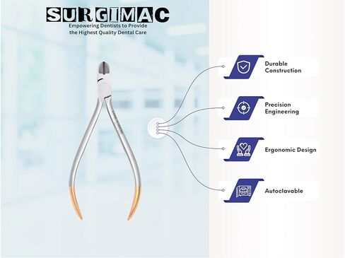 SurgiMac Pin & Ligature Cutter, Stainless Steel Orthodontic Instrument, Air Series, 1/Pk in Saudi Arabia