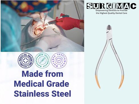 SurgiMac Pin & Ligature Cutter, Stainless Steel Orthodontic Instrument, Air Series, 1/Pk in Saudi Arabia