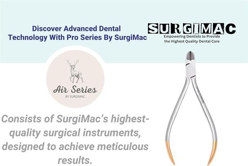 SurgiMac Pin & Ligature Cutter, Stainless Steel Orthodontic Instrument, Air Series, 1/Pk in Saudi Arabia