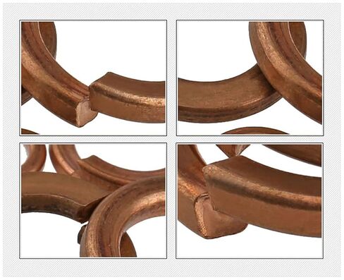 غسالة نحاس من غسالة النحاس من غسالة النحاس الصوتية للصناعة الميكانيكية M3 M4 M5 M6 M8 M10 M12 ، مقاومة جيدة للارتداء (M8 (5pcs)) in Kuwait