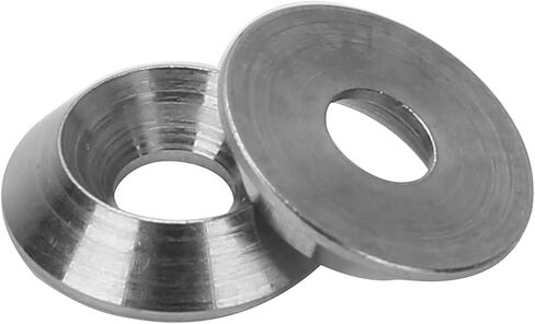 M3-M12 304 Stainless Steel Cone Cup Head Countersunk Screw Gasket Conical Washer Shim Reinforcement Ring, Good wear Resistance(M3*10 * 3 10PCS) in Saudi Arabia