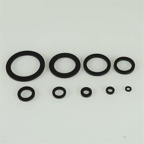 غسالات نتريل نتريل ختم مطاط الغسالة 1/8 "1/4" 3/8 "1/2" 3/4 "1" 1.2 "1.5" 2 "حشية مسطحة ختم حلقة الخاتم ، 10pcs ، مقاومة جيدة للارتداء (3i4 بوصة (16x24mm)) in Kuwait