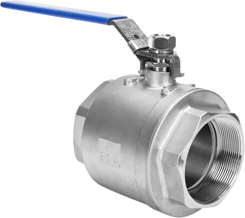 Steel 304 Ball Valve, 2-Piece Full Port Heavy Duty for WOG with Locking Device (4 Inch NPT) in Saudi Arabia