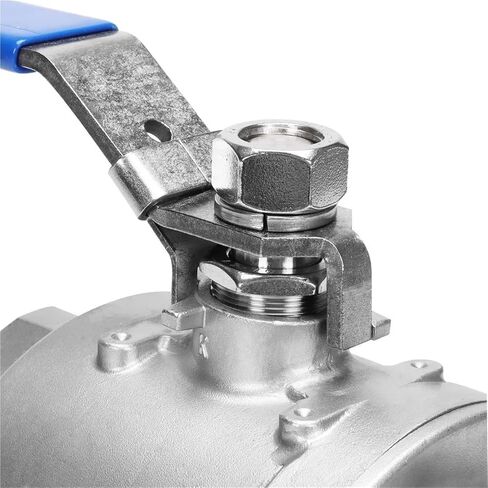 Steel 304 Ball Valve, 2-Piece Full Port Heavy Duty for WOG with Locking Device (4 Inch NPT) in Saudi Arabia