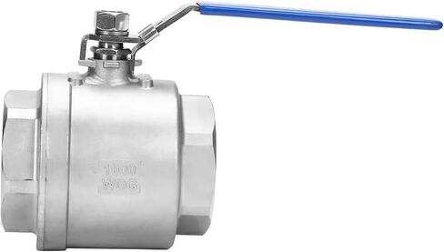 Steel 304 Ball Valve, 2-Piece Full Port Heavy Duty for WOG with Locking Device (4 Inch NPT) in Saudi Arabia