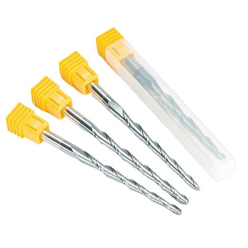 1pc 6/8/10mm R0.25-2.0mm Solid Carbide Ball Nose Tapered End Mills Taper CNC Router Wood Metal Milling Cutters 3D Endmill Bit(R1.0xD8x47x85) in Kuwait