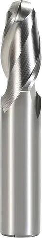 عالي السرعة من الصلب مستقيم الكرة ساق نهاية الطحن القاطع 2-شبكية مآسي CNC نهاية CNC (R9.5xD20x38x104) in Saudi Arabia