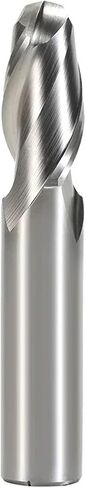 قاطع طحن الكرة عالي السرعة الصلب مستقيم طحن طحن 2-شبكية مكون من CNC End Mill (R10xD20x38x104) in Saudi Arabia