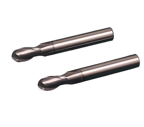HRC65/70 2 Flute Tungsten Steel Carbide Ball End Milling Cutter for Steel Stainless Steel R1.5 R2 R3 R4 R5 R6 Ball Nose Endmill(Coated HRC65,R7XD14X100LX2F) in Kuwait