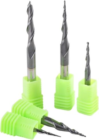 1Pcs 3.175mm 4mm 6mm 8mm Ball Nose Tapered End Mills Router Bits CNC Taper Wood Metal Milling Cutter Tungsten End Mill(6.0xR0.25x30.5x75L) in Saudi Arabia