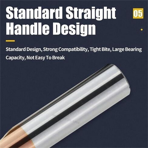 Ball End Milling Cutter Tungsten Carbide Cutter CNC Router Bit Milling Tool 2 Flute CNC Lathe Machine Tool Ball Nose End Mills(HRC45,R2xD4x75L) in Saudi Arabia