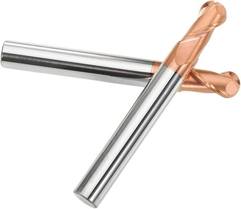 مطحنة نهاية الكرة HRC55 2 الفلوت TUNGSTEN CARBIDE CUTTER CNC ROUTER BET MLOON TOOT R0.5 6MM MLINGING CUTTER للمعادن (R1.0X4X50) in Saudi Arabia