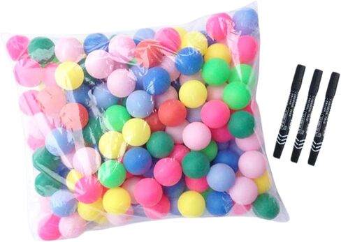 50x Raffle Balls Bingo Balls Colorful Replacement Multipurpose DIY Lottery Balls Small for Party Supplies Carnival Game Night in Saudi Arabia