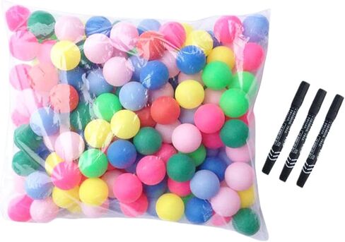 50x Raffle Balls Bingo Balls Colorful Replacement Multipurpose DIY Lottery Balls Small for Party Supplies Carnival Game Night in Saudi Arabia