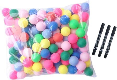 50x Raffle Balls Bingo Balls Colorful Replacement Multipurpose DIY Lottery Balls Small for Party Supplies Carnival Game Night in Saudi Arabia