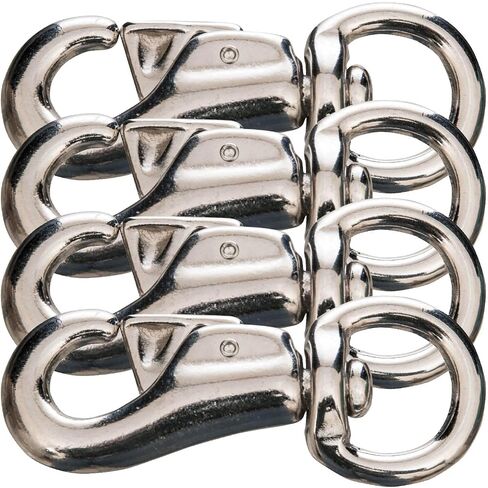 Jeffers Round Eye Eye Bull Bull Snap ، 4 "، 4 PK in Saudi Arabia