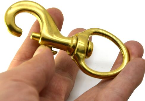 OKONES 4Pcs Heavy Duty Stainless Steel Swivel Eye Lobster Clasp Bolt Snap Hook for Straps, Bags, Belting in Saudi Arabia