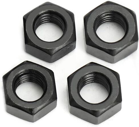 1/10pcs Nuts Hex M2-M36 أسود أكسيد الكربون الفولاذ المكسرات السداسية (M18- (5pcs)) in Saudi Arabia