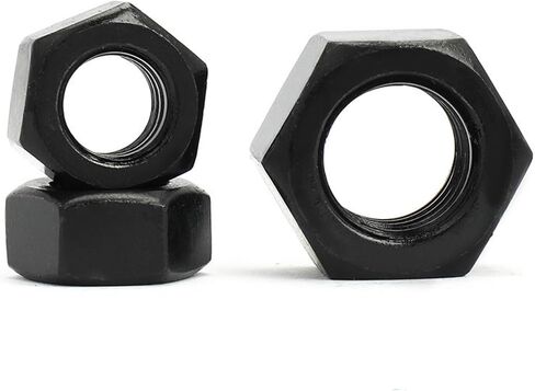 1/10pcs Nuts Hex M2-M36 أسود أكسيد الكربون الفولاذ المكسرات السداسية (M18- (5pcs)) in Saudi Arabia