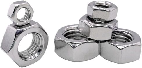 2-100pcs 304 Stainless Steel Hex Hexagon Nut for M1.2-M24 Screw Bolt(2PCS M22) in Saudi Arabia