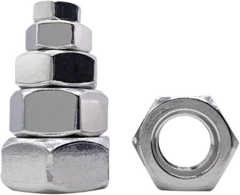2-100pcs 304 Stainless Steel Hex Hexagon Nut for M1.2-M24 Screw Bolt(2PCS M22) in Saudi Arabia
