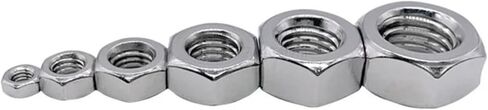 2-100pcs 304 Stainless Steel Hex Hexagon Nut for M1.2-M24 Screw Bolt(2PCS M22) in Saudi Arabia