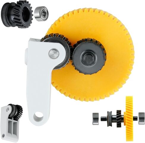 ​​All-Metal Hotend P1S Extruder Kit – Helical Gear & Hardened Steel Direct Drive with Silicone-Injection Handle for Bambu Lab X1/X1C/P1/P1P 3D Printers​ in Kuwait