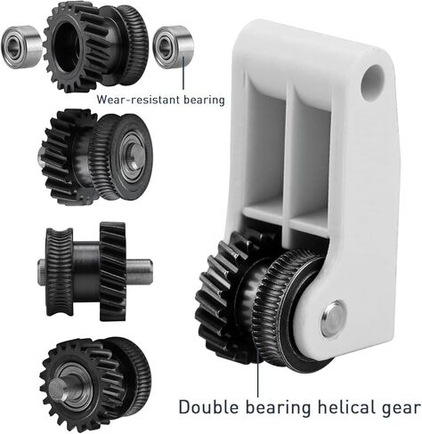 ​​All-Metal Hotend P1S Extruder Kit – Helical Gear & Hardened Steel Direct Drive with Silicone-Injection Handle for Bambu Lab X1/X1C/P1/P1P 3D Printers​ in Kuwait