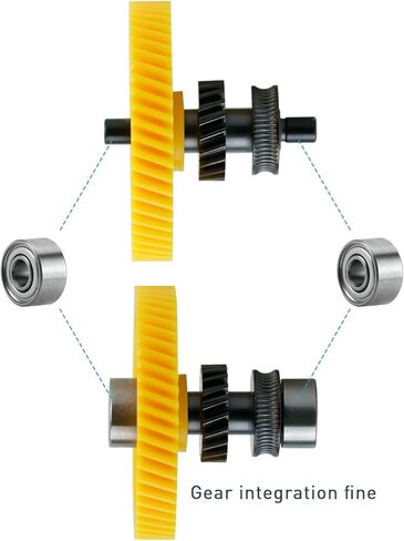 ​​All-Metal Hotend P1S Extruder Kit – Helical Gear & Hardened Steel Direct Drive with Silicone-Injection Handle for Bambu Lab X1/X1C/P1/P1P 3D Printers​ in Kuwait