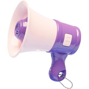 Megaphone Small Bull Bullhorn Keychain Music Recording Amplifier Portable with Chain Speaker for Adults 3, 4, 5, 7, 8 Year Old, Violet in Kuwait
